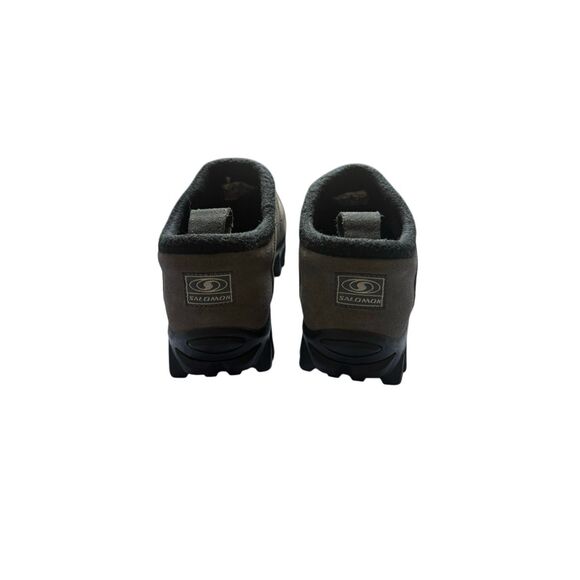 Salomon Mens Gray Contragrip Suede Snowclog Slip-on Shoes Size 11 main image 9